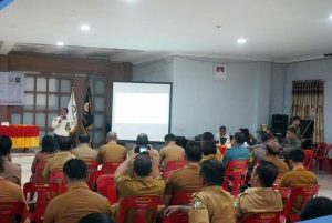 DINAS SATPOL PP & LINMAS GELAR RAKOR PENGUATAN SATLINMAS TAHUN 2023