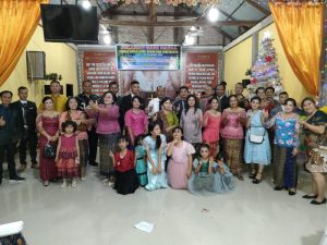 STM Nias Yang Tergabung Dibeberapa Kecamatan Merayakan Natal Digedung Gereja Agape Simpang Benar Rohil Riau