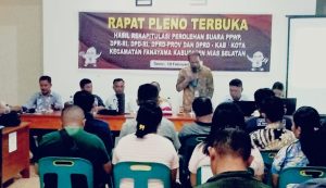 PPK Fanayama Laksanakan Rapat Pleno Terbuka Rekapitulasi Hasil Perhitungan Suara