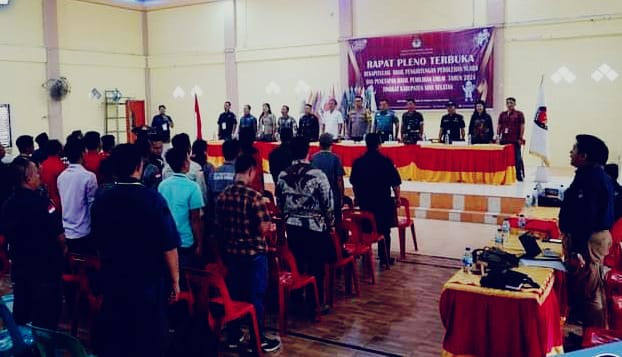 Benimeritus Halawa Buka Secara Resmi Rapat Pleno Terbuka Rekapitulasi Hasil Perolehan Suara Pemilu Tahun 2024