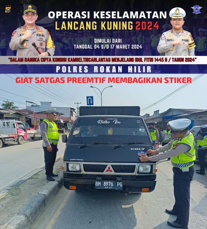 Satgas Preemtif Sat Lantas Polres Rohil Melaksanakan Dikmas dan Kampanye Keselamatan Berlalu Lintas