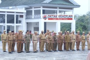 Pimpin Apel Perdana Usai Libur Idul Fitri 1445 H, Ini Pesan Bupati Alfedri