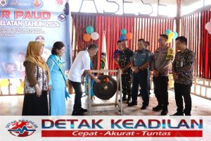Bupati Nias Selatan Hilarius Duha Membuka Kegiatan Gebyar Paud Tahun 2024