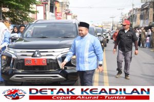 Ribuan Peserta Pawai Taaruf Meriahkan Pembukaan MTQ ke-56 Tingkat Kabupaten Tapsel