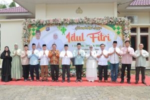 Kapolres Kampar Halal Bihalal Beserta Personil Jajarannya