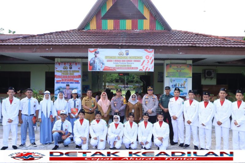 Gelar Police Goes To School di SMAN 1 Minas, Kapolres Siak AKBP Asep Sujarwadi Paparkan Sejarah Indonesia Serta Beri Motivasi Menuju Sukses