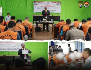 Kapolres Siak Menyelenggarakan Ibadah Peringatan Kenaikan Isa Al Masih Bagi Tahanan Kristiani Polres Siak