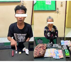 Tim Unit Reskrim Polsek Lubuk Dalam Amankan Dua Orang Diduga Pelaku Tindak Pidana Penyalahgunaan Narkotika.