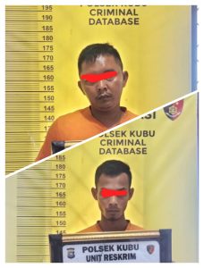 Bermain-Main Sama Barang Haram 2 Pria Ganteng Diciduk Polsek Kubu