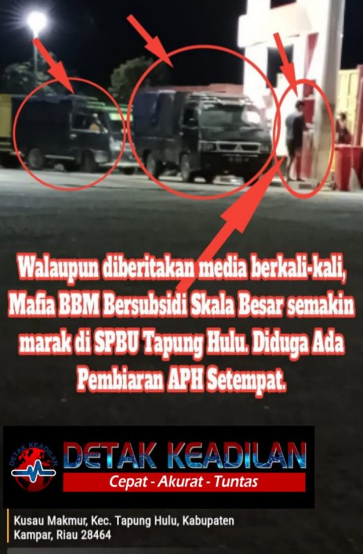SPBU No 14.284.135 Sumber Sari Kuat Dugaan Kebal Hukum, Walaupun di Beritakan di Media Berkali kali, APH tak Berdaya.