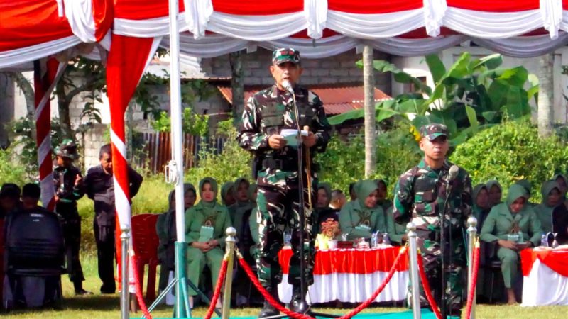 Danrem 042/Gapu Pimpin Upacara Penutupan TMMD ke-120 di wilayah Kabupaten Kerinci