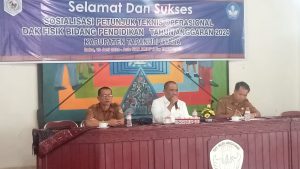 Kepala Kejaksaan Tapanuli Utara Dan Kadis pendidikan Taput Memberikan Arahan Sosialisasi DAK Fisik Bidang Pendidikan