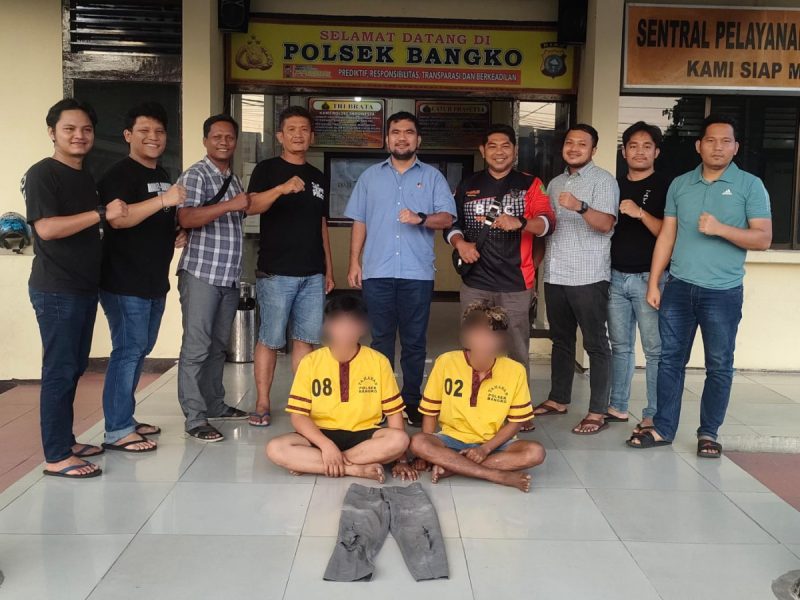 2 Orang Pelaku Perampokan Berhasil Diamankan Oleh Tim Opsnal Reskrim Polsek Bangko