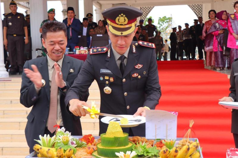 Upacara Peringatan Hari Bhayangkara ke-78 Tahun 2024 Polres Rokan Hilir