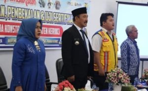 Wujud kan Tenaga Kerja Yang Handal Dinas PUPR Kerinci Gelar Pelatihan, Pembekalan dan Uji Sertifikasi Tenaga Kerja Kontruksi Terampil 2024