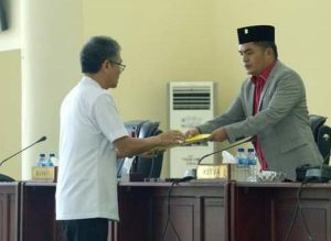 DPRD Nisel Gelar Rapat Paripurna Dalam Rangka Penyampaian Nota Pengantar Pertanggung Jawaban APBD Nias Selatan Tahun 2023