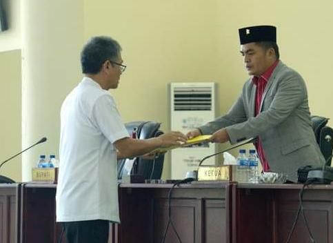 DPRD Nisel Gelar Rapat Paripurna Dalam Rangka Penyampaian Nota Pengantar Pertanggung Jawaban APBD Nias Selatan Tahun 2023