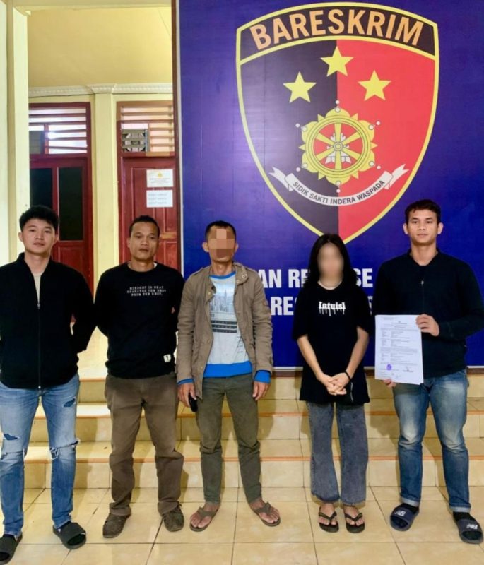 Dilaporkan Hilang, Polres Nisel Berhasil Menemukan Anak Perempuan Dan Dikembalikan Ke Orang Tuanya