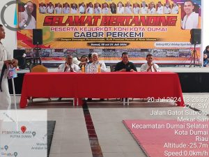 Bertanding Beberapa Peserta Kejurkot KONI Kota Dumai Cabor Perkemi