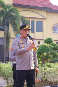 Kapolres Rohil Pimpin Apel Kesiapsiagaan Penanggulangan Karhutla