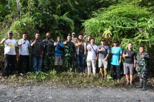 Dinas PUPR Nisel Bersama Pabung Kodim Nias Tinjau Lokasi Program TMMD Tahun 2024 Di Ulususua