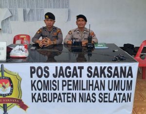 Polres Nisel Tingkatkan Pengamanan Dikantor KPU Jelang Pilkada Tahun 2024.