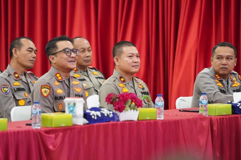 Wakapolres Rohil Kompol Ricky Michael Mandey, SIK, MH Mengikuti Kegiatan Pengkajian Strategi Dalam Penanggulangan Karhutla