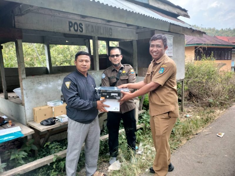 DKP Dinas Kelautan dan Perikanan Provinsi Jambi serah kan Sarana Perlengkapan Pengawasan Pokmaswas Lubuk Tunggong Desa Pungut Hilir