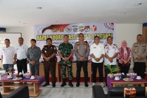 Polres Taput Gelar Rapat Lintas Sektoral Dalam Rangka Operasi Mantap Praja Toba 2024.