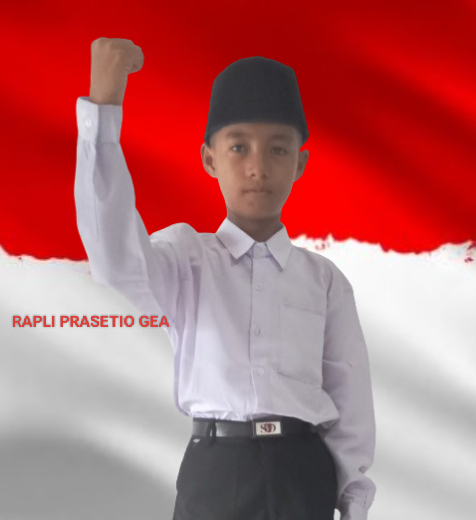 Ikut Pawai Tujuh Belasan, Siswa Kelas 6 SD di Rohil Ingin Mengabdi kepada Negara