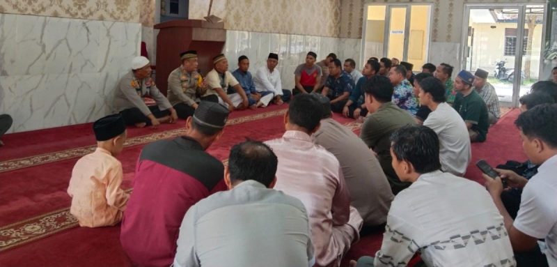 Dari Masjid Baiturrahman Menggala Jonson, Kapolres Rohil Serukan Pilkada Bermartabat 