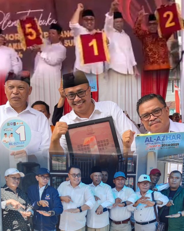 Sesuai Angka Dambaan, Alfin-Azhar Dapatkan Nomor Urut 1 di Pilwako Sungai Penuh