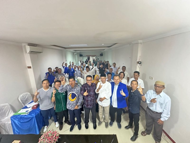 Pengukuhan Tim Koalisi Partai Pengusung Paslon AL-AZHAR: Kekuatan Koalisi GERAKAN AMANAH RESTORASI KEBANGKITAN NURANI Menjadi Ujung Tombak Menuju BH 1