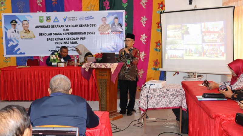 SMAN 1 Dumai Laksanakan Kegiatan Advokasi Gerakan Sekolah Sehat dan Sekolah Siaga Kependudukan