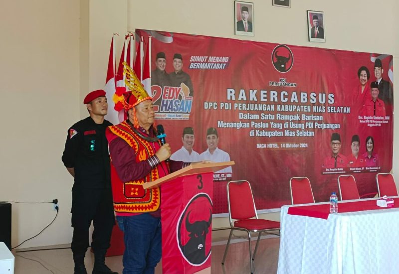 Ketua DPD PDIP Sumut Rapidin Simbolon : Kader PDIP Nias Selatan Wajib Tegak Lurus Menangkan Sokhi-Yusuf, Jangan Bermain-main Mata