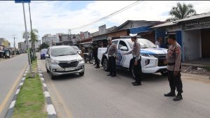Kapolres Rohil Turunkan 60 Personel Gabungan Patroli Berskala Besar Pengamanan Pelantikan Presiden RI