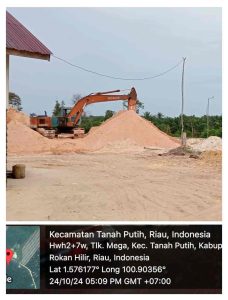 Pemilik Tambang Galian C Ilegal di Rohil, Ngotot KTA Wartawan Harus Difoto Untuk Laporan ke Bosnya