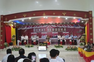 Debat Pertama, Pasangan Nomor Urut 1 “SOKHI-YUSUF” Bertekad Memperbaiki Ekonomi, Sumber Daya Manusia dan Infrastruktur di Nias Selatan