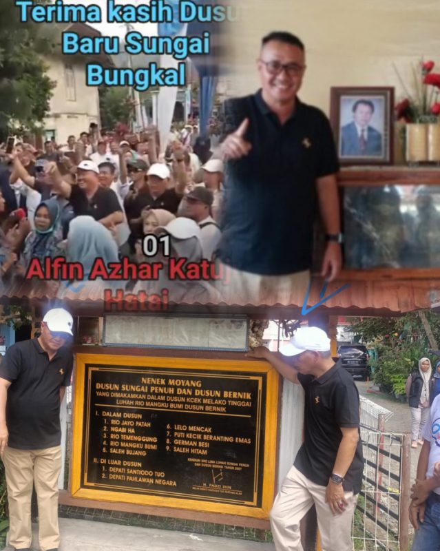Salut!! Blusukan Tempuh Dengan Berjalan Kaki 3 Km, Al-Azhar Sempatkan Diri Sambangi ke Kediaman Herman Mochtar