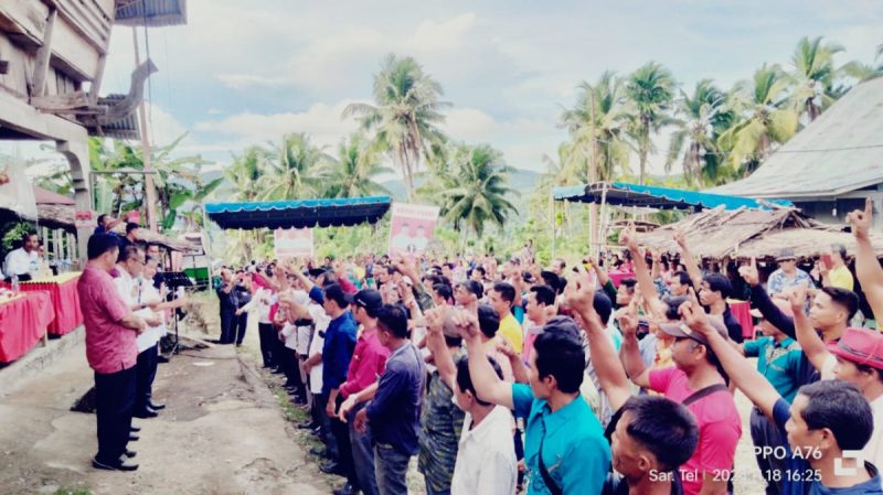 Masyarakat Aramo Komitmen Bersatu Memenangkan Paslon “SOKHI-YUSUF”
