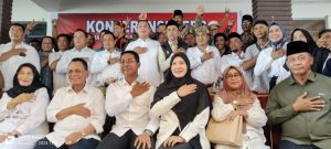 Pasangan Calon Bupati Terpilih BiJak Adakan Konferensi Pers Di Bagan Siapi-api