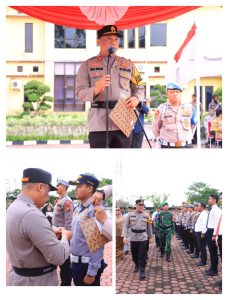 Gelar Pasukan Operasi Lilin LK 2024, Kapolres Rohil Kita Komitmen Lakukan Pengamanan Nataru dengan Iklhas dan Penuh Tanggung Jawab