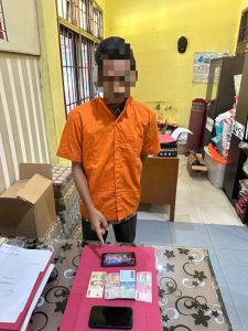 Polsek Tambang Ciduk Pelaku Judi Online di Counter Handphone, Asyik Jual Beli Chip Higgs Domino!   