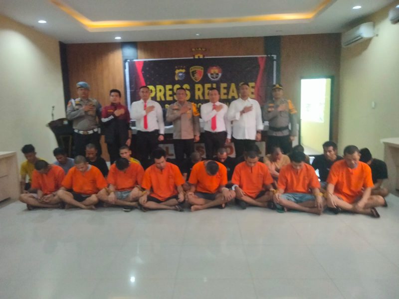 Gelar Press Release Akhir Tahun Kapolres Rohil Ungkap 452 Kasus Sepanjang 2024