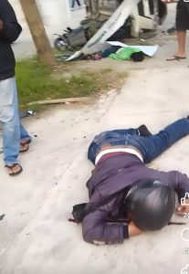 Kecelakaan Lalu Lintas Tragis Terjadi di Jalan Hang Tuah Kota Pekanbaru Riau Keduanya diduga Berada dibawah pengaruh narkotika