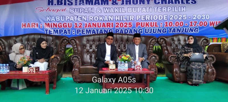 Meriah Syukuran Kemenangan H. Bistamam dan Jhony Charles Digelar Penuh Hikmat di Rokan Hilir