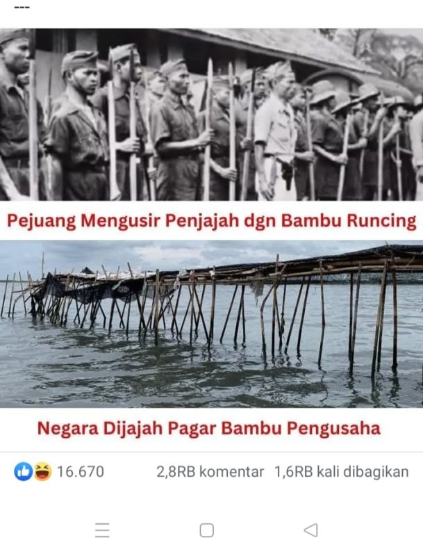 Dari Penjajahan Bambu Runcing ke Penjajahan Bambu Modern