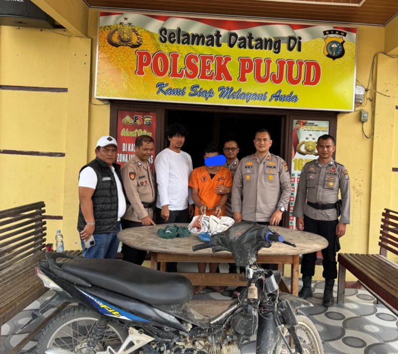 Satu Jam Saja Polsek Pujud Polres Rohil Berhasil Ungkap Pembunuhan IRT Berlumuran Darah di Teluk Nayang 