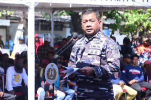 Danpasmar 1 Ikuti Acara Penutupan Pembongkaran Pagar Laut