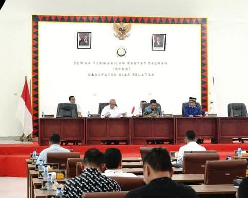 DPRD Nisel Gelar Rapat Paripurna Penyampaian Hasil Reses Masa Sidang Pertama